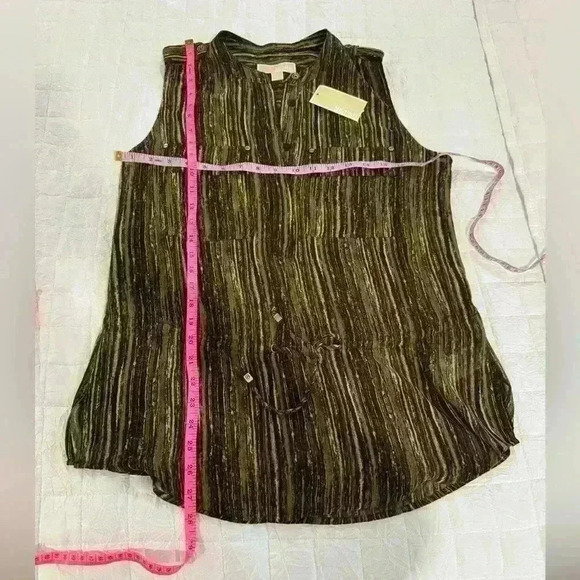 NWT Michael Kors Brown Sheer Top - Size 6 - Picture 2 of 5